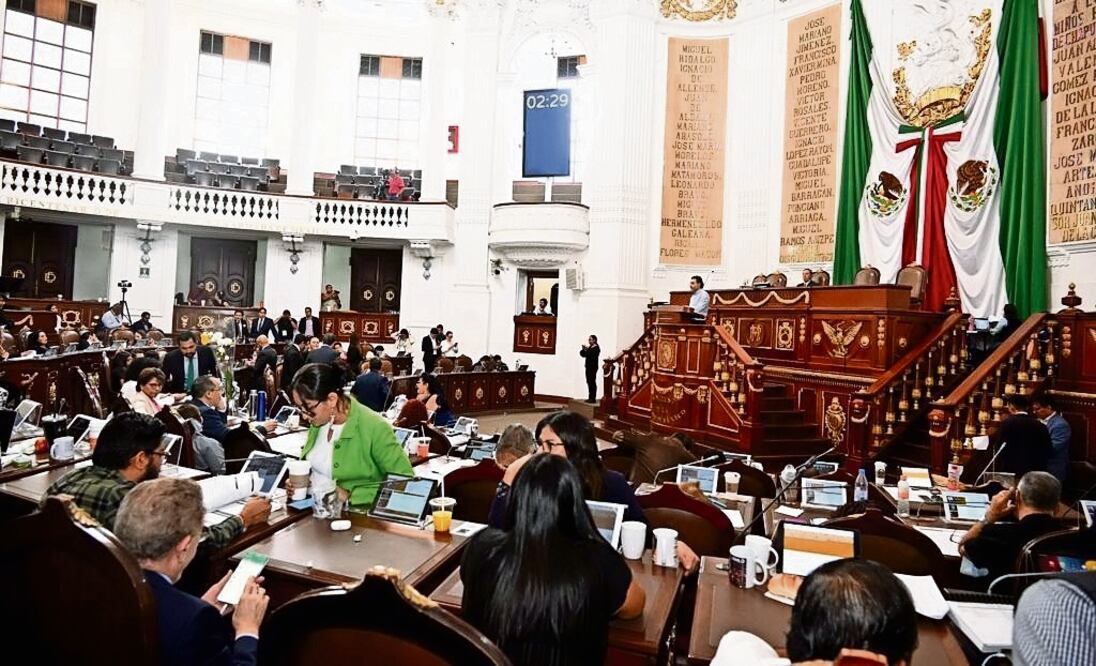 El trabajo legislativo comenzó a las 10:21 horas de este miércoles y se prolongó hasta las 18:10. Foto: Especial