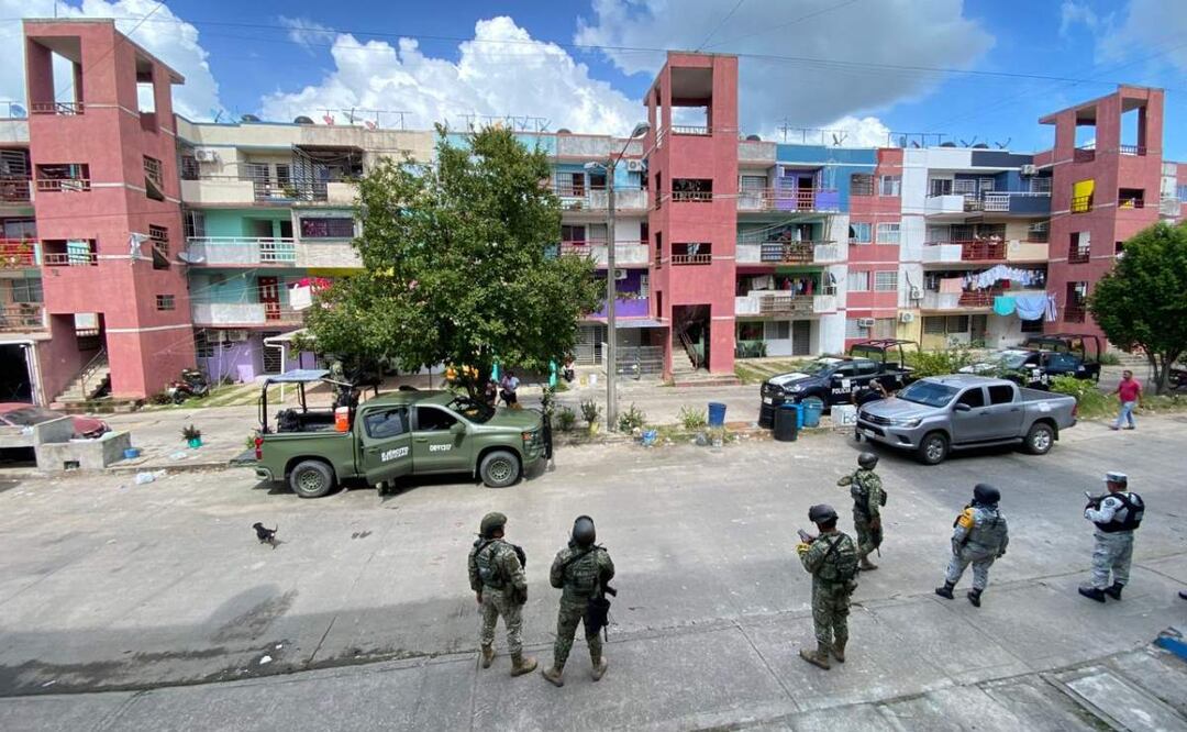 En pleno San Valentín, tres integrantes de una familia fueron asesinados en el interior de una recámara en Tabasco (14/02/2025). Foto: Luis Manuel López / EL UNIVERSAL