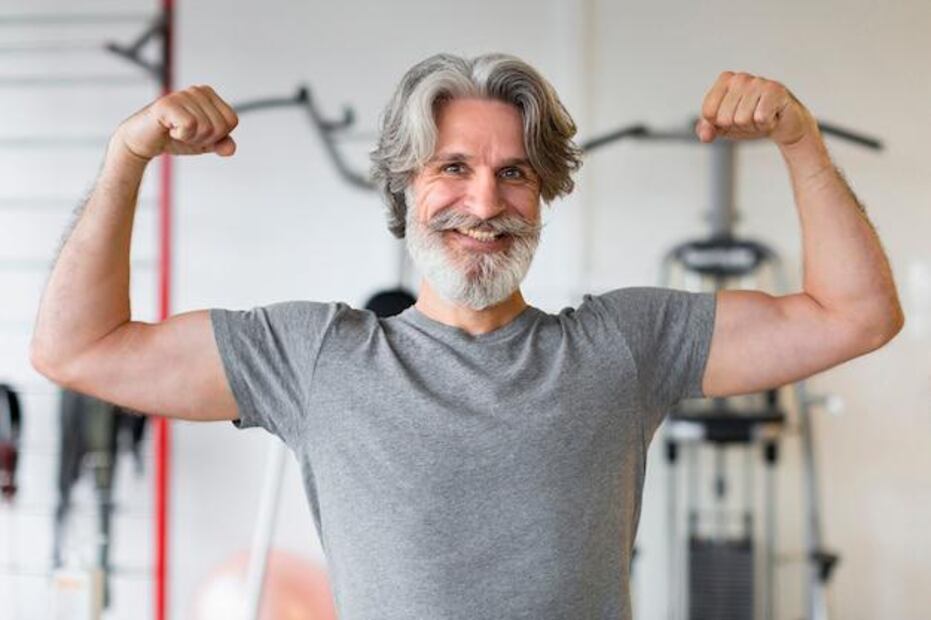 Desarrollar músculo después de los 50. Fuente: Freepik.