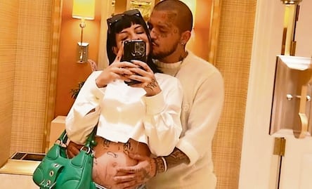 "Totalmente falso", el bebé de Christian Nodal y Cazzu no ha nacido