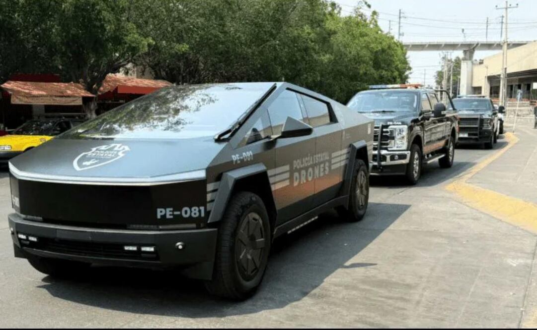 Jalisco compra camionetas Cybertruck para la policía estatal. Foto: Especial