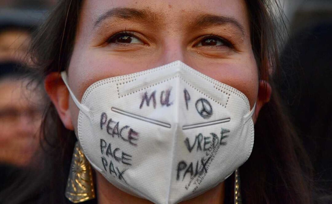 Expusieron que durante la manifestación pacífica, llevarán banderas y carteles a favor de la paz. Foto: EFE