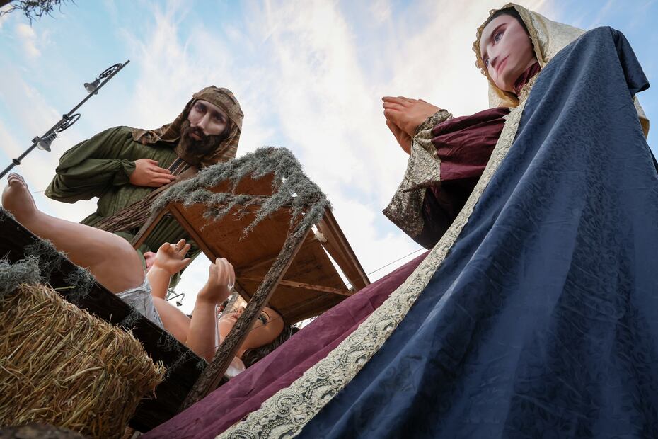 Nacimiento gigante en el Zócalo CDMX. Foto: Luis Camacho