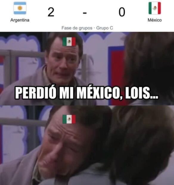 México pierde contra Argentina se convierten en blanco de los memes