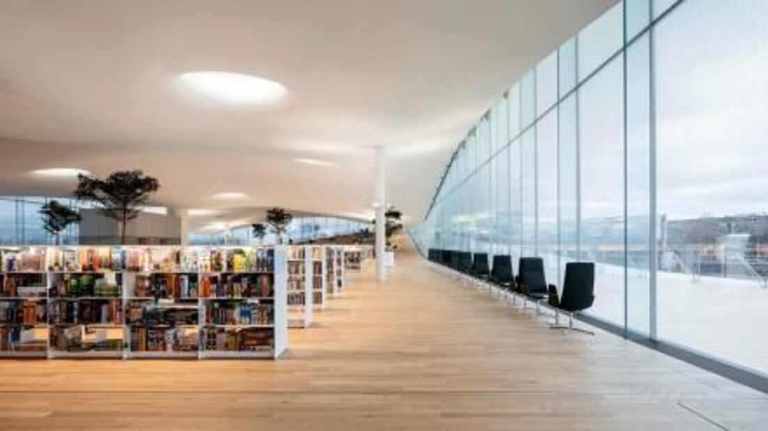 "Robots" devuelven libros en biblioteca del siglo XXI