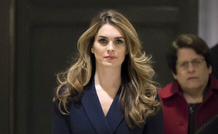 Dimite Hope Hicks, directora de comunicaciones de Trump