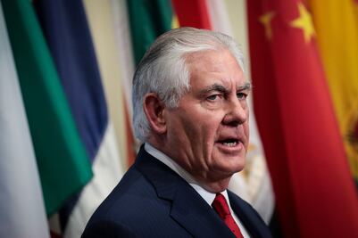 Tillerson descarta negociar con Norcorea mientras no cese amenazas