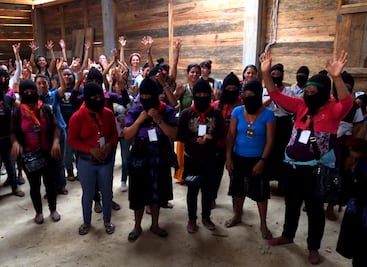 Finaliza "Primer Encuentro de Mujeres que Luchan" en Chiapas