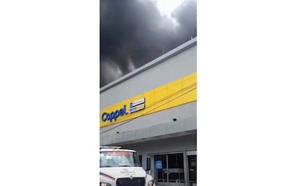 Incendio en tienda Coppel de Veracruz deja cinco personas heridas
