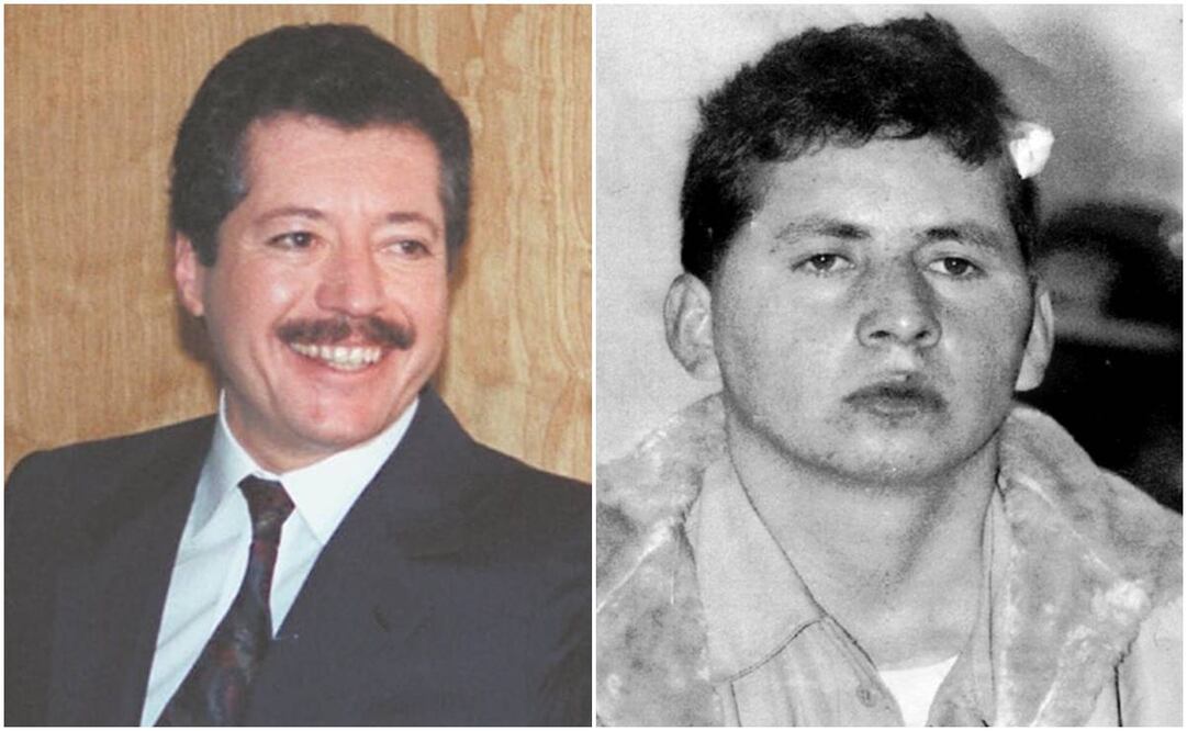 Luis Donaldo Colosio, excandidato presidencial priista asesinado en 1994, y Mario Aburto, acusado del homicidio. Fotos: EL UNIVERSAL y AP
