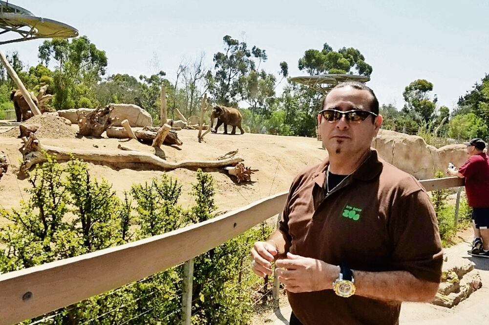 Jorge Sánchez, trabajador del Zoológico de San Diego (INDER BUGARIN. EL UNIVERSAL)