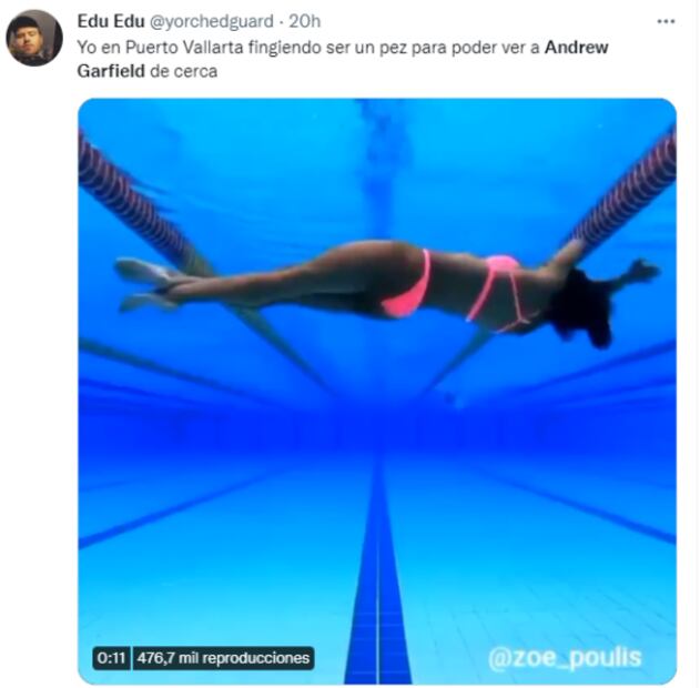 Captan a Andrew Garfield en playas mexicanas de vacaciones: fans reaccionan con memes