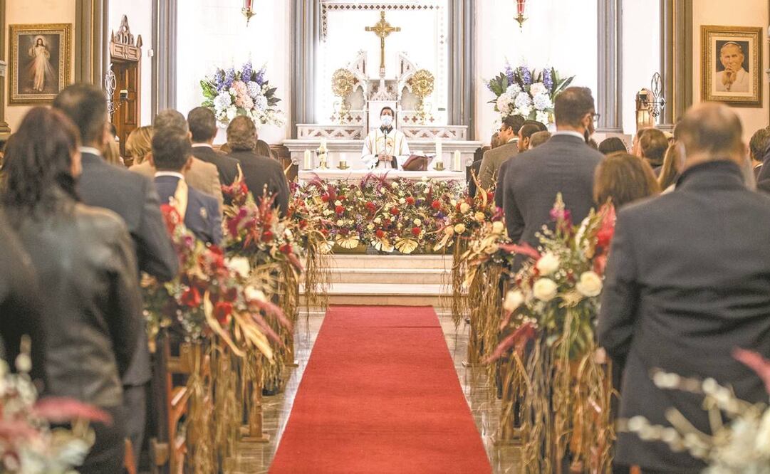 La misa se celebró en la Parroquia del Santo Niño de la Paz, de la colonia Juárez. Foto: Germán Espinosa/EL UNIVERSAL