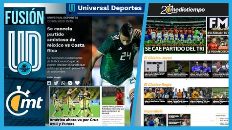 Se cancela partido amistoso de México vs Costa Rica