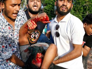 Reportan al menos 3 muertos y más de 20 heridos durante protestas estudiantiles en Bangladesh