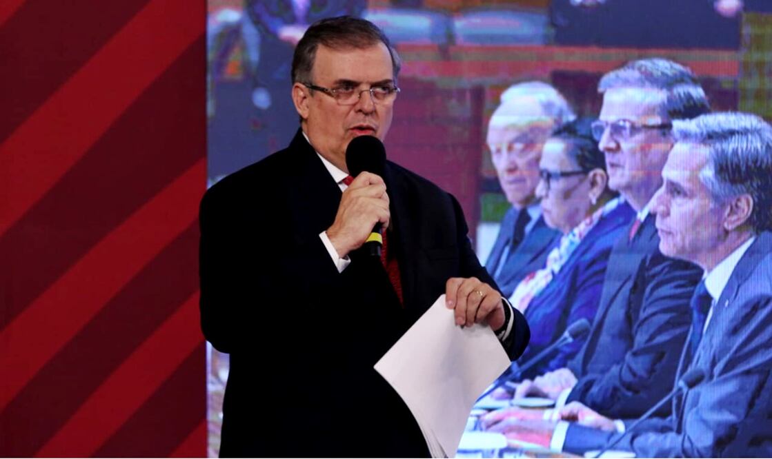 Ebrard adelantó que ambos países lanzaran una campaña en medios de comunicación para advertir a los niños y jóvenes sobre el consumo de drogas. Foto: Carlos Mejía