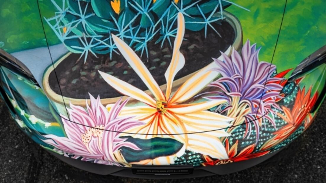 Porsche crea colorido Taycan para subastar a beneficencia