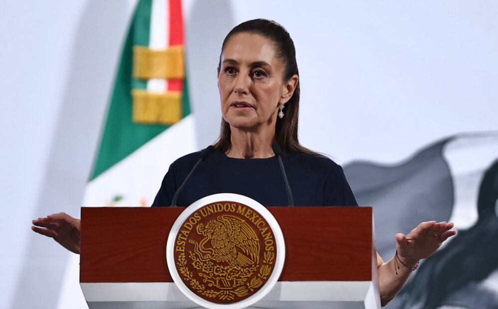 Ante posibles manifestaciones a no votar el 1 de junio en la elección al Poder Judicial, la presidenta Sheinbaum Pardo dijo que México es un país libre por lo que pueden ejercer su derecho a manifestarse. Foto: Berenice Fregoso/EL UNIVERSAL