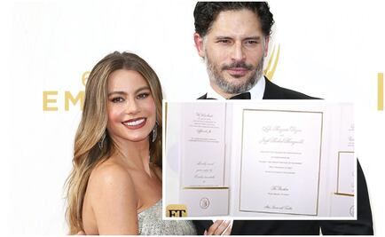 Sofía Vergara ya tiene las invitaciones para su boda
