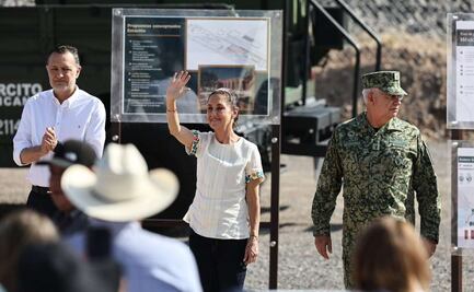 Sheinbaum resalta la capacidad de la Defensa para liderar proyectos; inaugura construcción del Tren México-Querétaro
