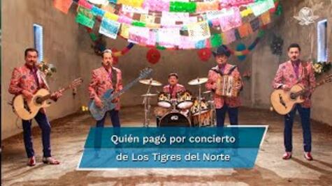 Presentación de Los Tigres del Norte será pagada por el gobierno federal y de la CDMX: AMLO