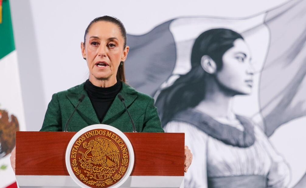La Presidenta señaló que como parte de la estrategia “México te abraza”, ante la posible deportación de connacionales tras la entrada de Donald Trump a la presidencia de Estados Unidos, el Consejo Coordinador Empresarial (CCE) ofreció 35 mil empleos. Foto: Axel Sánchez / EL UNIVESAL