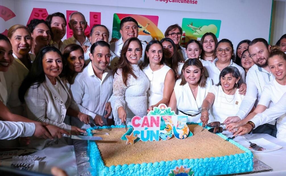 Celebración del 55 Aniversario de Cancún. Foto: especial