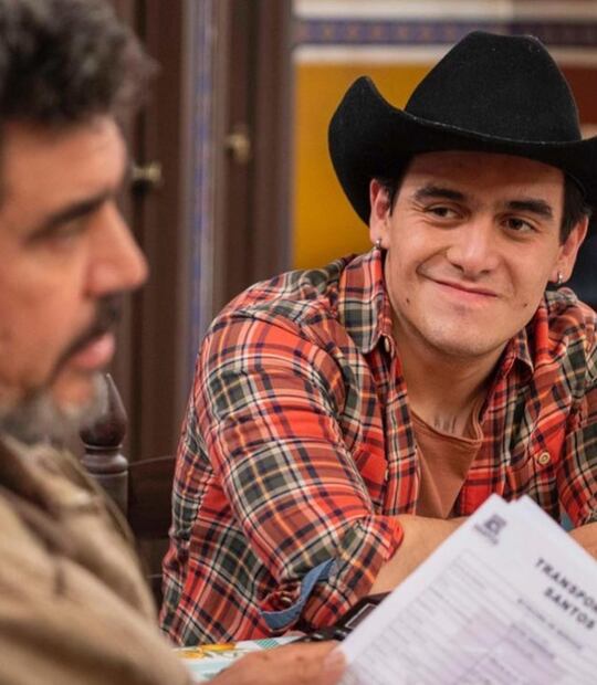 Sergio Reynoso y Julián Figuroa en la telenovela "Mi camino es amarte".
Foto: Instagram