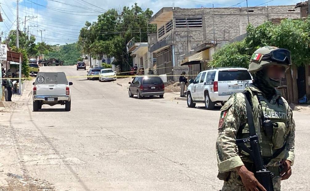 Elementos del ejército atienden reportes sobre asesinatos en puntos distintos de Sinaloa (19/07/2025). Foto: Cortesía