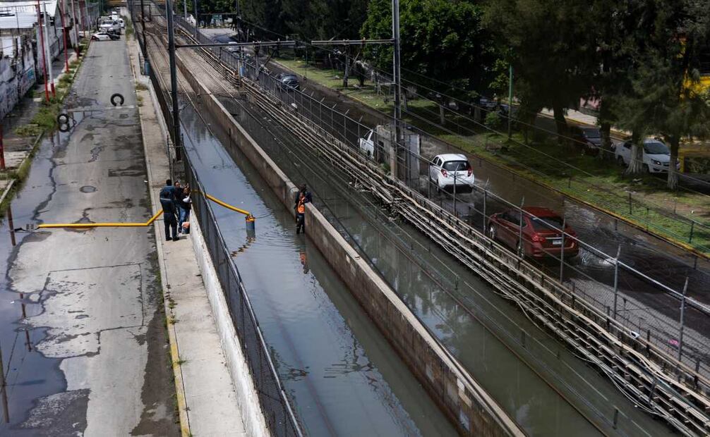  Línea A del Metro inundada tras lluvias (15/09/2025). Foto:
