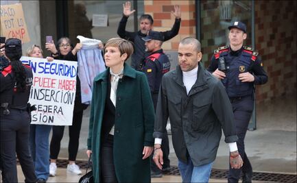 Dani Alves sale de la prisión tras el pago de la fianza; estas son las primera imágenes