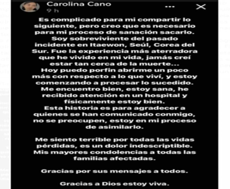 “Necesitamos ayuda sicológica”, dice mexicana que sobrevivió a avalancha humana de Halloween en Seúl