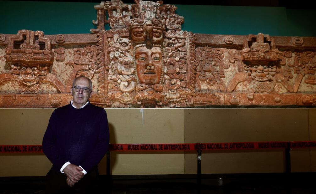 Entrevista con el director del Museo Nacional de Antropología e Historia, dr Antonio Saborit, por el premio Príncipe de Asturias que ganó el Museo. Foto: Valente Rosas/EL UNIVERSAL.