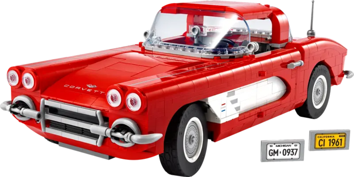 LEGO ha lanzado al mercado un set inspirado en el Chevrolet Corvette, en la época dorada de los automóviles clásicos