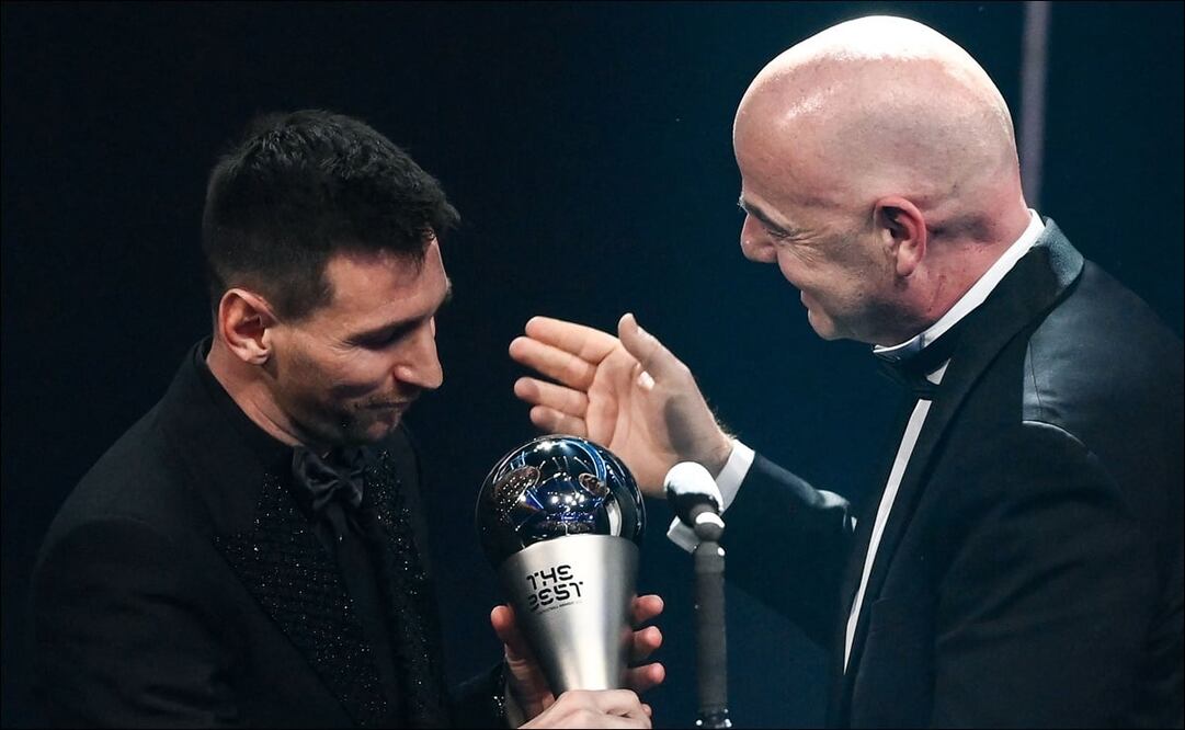 Lionel Messi ganó el premio The Best al mejor jugador del año de la FIFA - FOTO: AFP