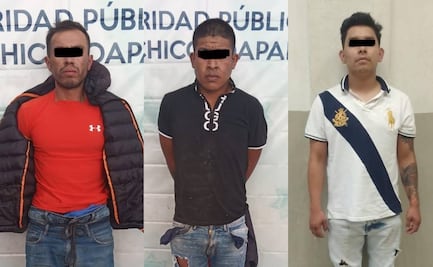 Detienen a 3 presuntos asaltantes de Oxxos en el Edomex