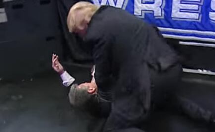 El día que Donald Trump peleó en la WWE