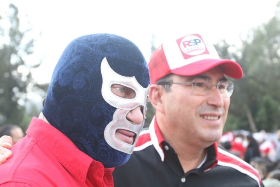 Con la presencia de Blue Demon Jr., RSP realiza mitin masivo en GAM 