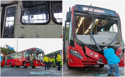 Unidad del Metrobús y RTP chocan en avenida Chapultepec; reportan personas lesionadas