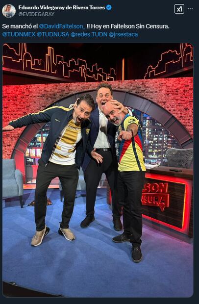 Así recreó David Faitelson el polémico festejo de Cuauhtémoc Blanco