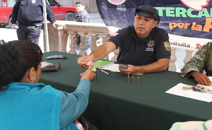 Canjea Coahuila más de mil 500 armas