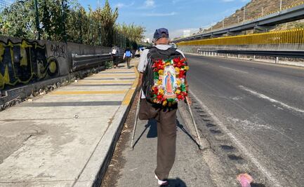 Fe que desafía límites en la México-Puebla; miles caminan hacia La Villa entre devoción, mandas y agradecimientos