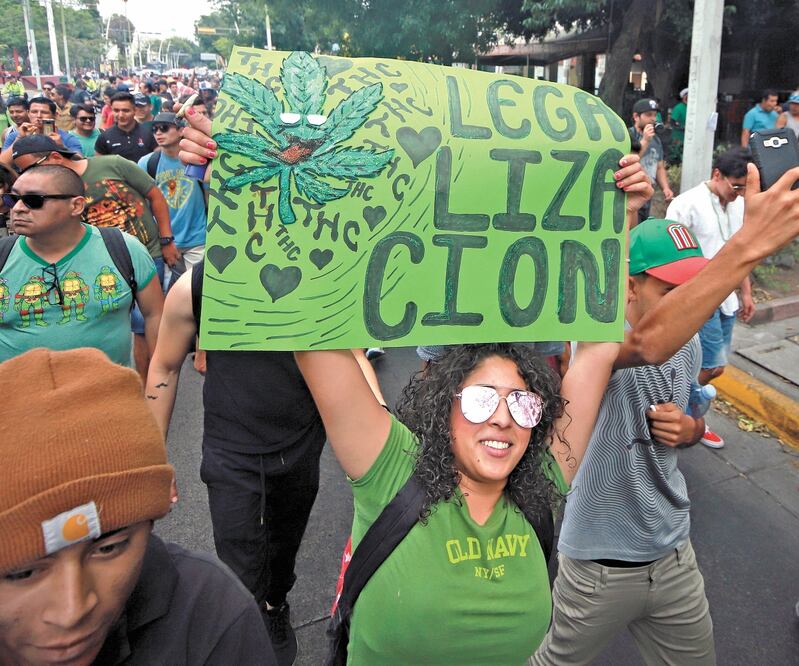 Hoy es legal portar 5 gramos de marihuana. Foto: ARCHIVO EL UNIVERSAL  
