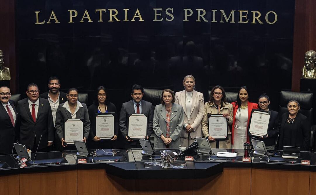 En el Senado de la República fueron ratificados los cinco integrantes de la Comisión Reguladora de Telecomunicaciones este martes 14 de octubre de 2025. Foto: Gabriel Pano/ EL UNIVERSAL