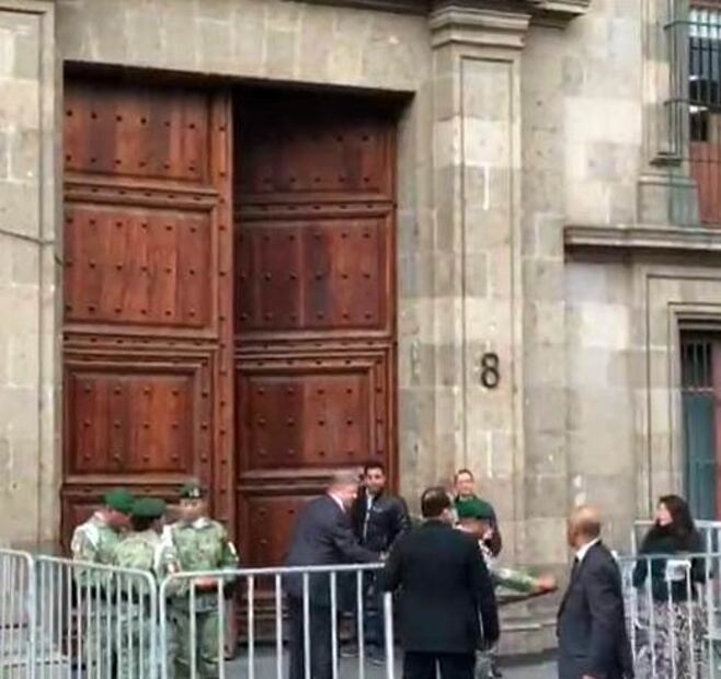 Germán Larrea y diversos empresarios se reunieron con AMLO en Palacio Nacional. Foto: Alberto Morales/EL UNIVERSAL
