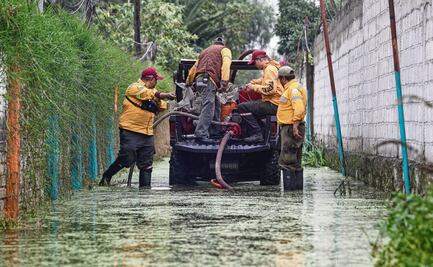 Viviendas inundadas en Xochimilco, sin drenaje