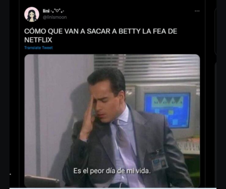 “Betty la fea” se va de Netflix; internautas reaccionan con memes 