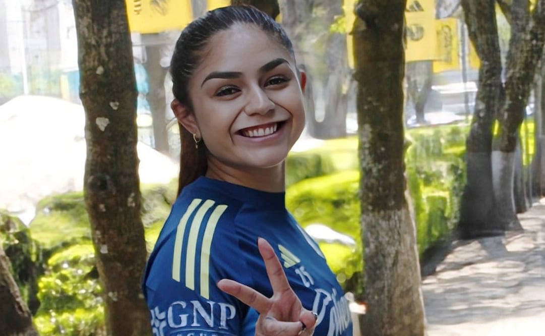 Jana Gutiérrez, futbolista de las Águilas del América. FOTO: Heydrich Velázquez/ EL UNIVERSAL