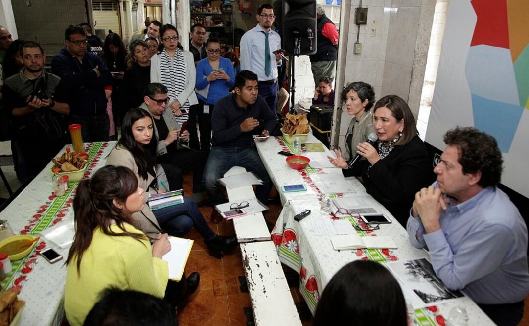 Conferencia en el mercado Peña Manterola. (Foto: Delegación Miguel Hidalgo)