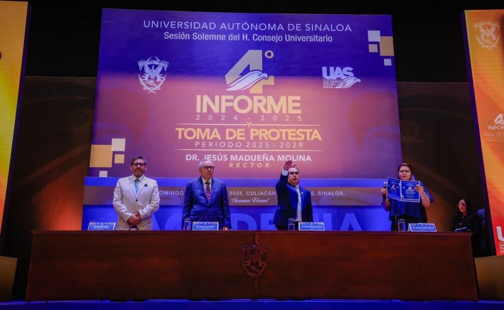 Rubén Rocha ofrece duplicar premio para medallistas deportivos de la UAS (08/06/2025). Foto: Especial